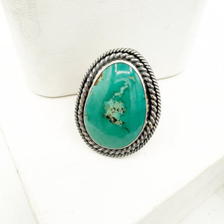 Jason Ogg Nila Turquoise Classic Rope Twist Ring