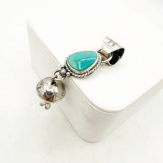 Jason Ogg Nila Turquoise Blossom Pendants