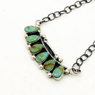 Jackie Silver Signature Multi-stone Bar Necklaces