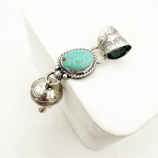 Jason Ogg Nila Turquoise Blossom Pendants