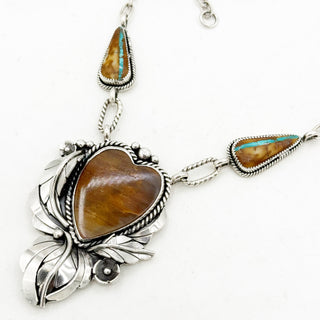Donnalee Shewmake Royston Ribbon Heart Necklace