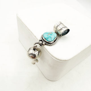 Jason Ogg Nila Turquoise Blossom Pendants