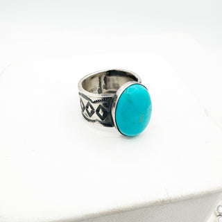 Chimey Butte Gigantic Sleeping Beauty Ring