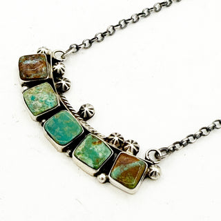 Jackie Silver Signature Multi-stone Bar Necklaces