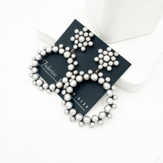 Federico Jimenez Pearl Statement Earrings