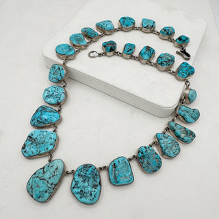 Federico Jimenez Kingman Nugget Collar Necklace