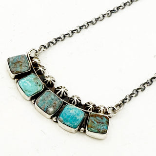 Jackie Silver Signature Multi-stone Bar Necklaces