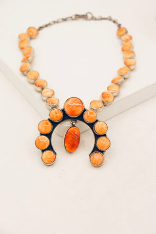Federico Jimenez Big Ole Orange Spiny Naja Necklace