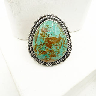 Jason Ogg Nila Turquoise Classic Rope Twist Ring