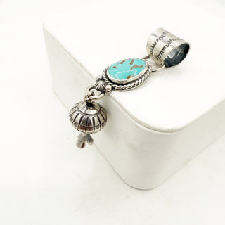 Jason Ogg Nila Turquoise Blossom Pendants