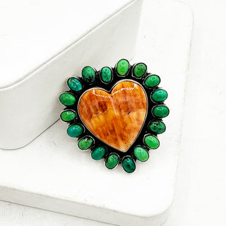 Federico Jimenez Mazing Heart Cluster Ring