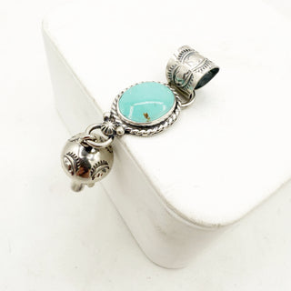 Jason Ogg Nila Turquoise Blossom Pendants