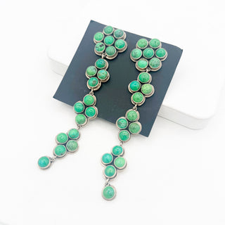 Federico Jimenez Carico Lake Shoulder Duster Earrings