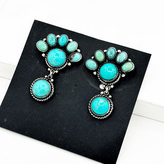 Federico Jimenez Kingman Killer Cluster Dangle Earrings