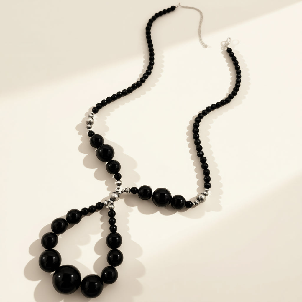 The Talisman Sterling Silver Black Onyx Jocla | Hespera Jewelry Co.