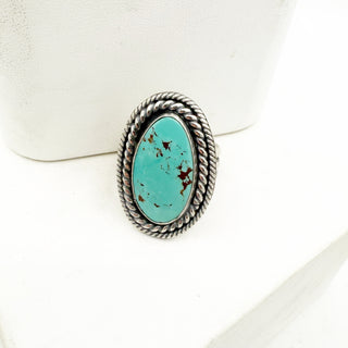 Jason Ogg Nila Turquoise Classic Rope Twist Ring