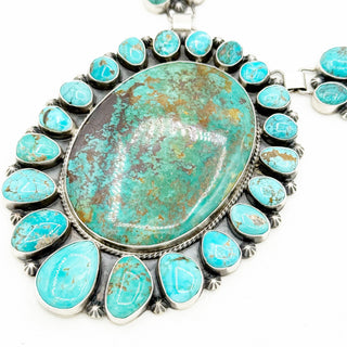 Shela Tso Masterwork Oversized Royston Cluster Necklace