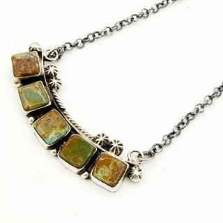 Jackie Silver Signature Multi-stone Bar Necklaces