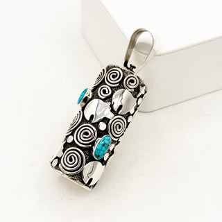 Alex Sanchez Barrel Bead Pendants