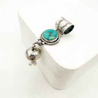 Jason Ogg Nila Turquoise Blossom Pendants