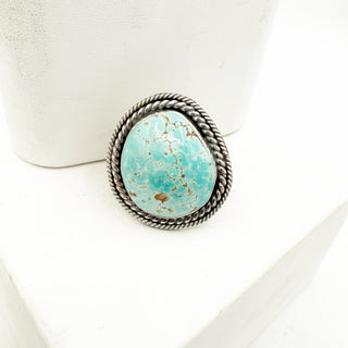 Jason Ogg Nila Turquoise Classic Rope Twist Ring