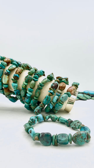 Eric's Highgrade Multi Turquoise Stretch Bracelet