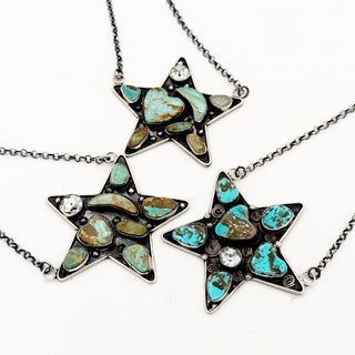 Jackie Silver Royston Star Necklace