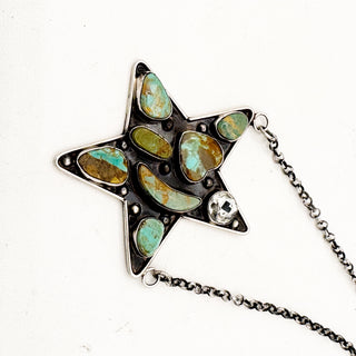 Jackie Silver Royston Star Necklace