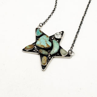 Jackie Silver Royston Star Necklace