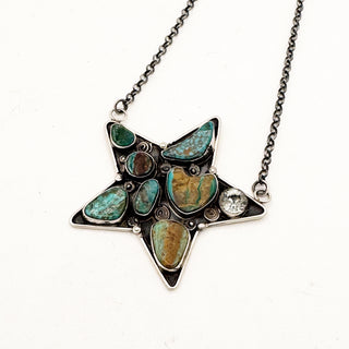 Jackie Silver Royston Star Necklace