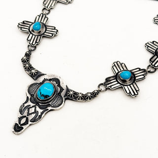 Kevin Billah Kingman Longhorn Necklace Set