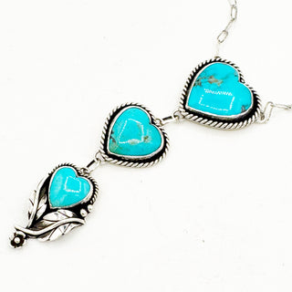 Donnalee Shewmake Triple Heart Lariat