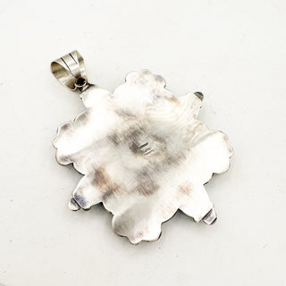 Chimney Butte Kingman and Pink Conch Bigass Cluster Pendant