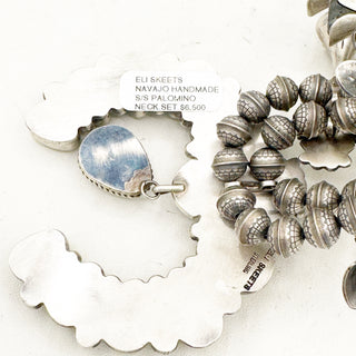 Eli Skeets Palomino Squashblossom Set