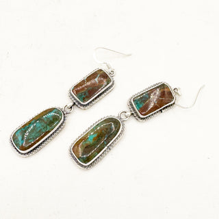 Justine Tso "Baca" Royston Fishhook Statement Earrings
