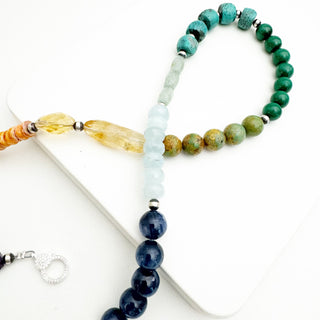 Eric's Insane Rainbow Gemstone Myra Necklace