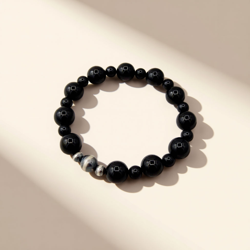 The Perfect Black Onyx Navajo Pearl Bracelet | Hespera Jewelry Co.