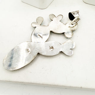 Kurt Card Royston, Bluebird, and Kingman Cactus Pendant