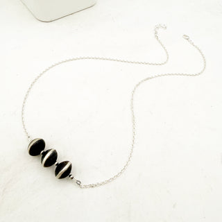 Brennon Kevin Cadman Navajo Pearl Beaded Bar Necklace