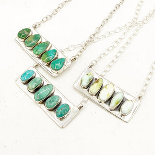 HJC Five Stone Bar Necklace