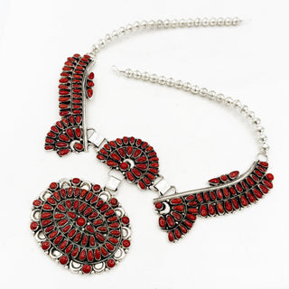 Jill Williams Mediterranean Coral Cluster Necklace