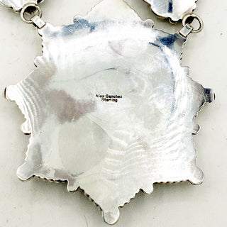 Alex Sanchez Charoite Old Style Cluster Necklaec