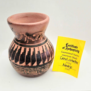 Handmade Native Horsehair Vase – Small