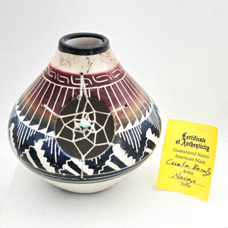 Handmade Native Horsehair Vase – Small