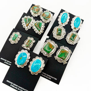 Alex Sanchez Royston Concho Earrings