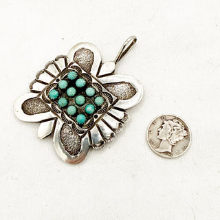 Vintage Zuni Butterfly Pendant