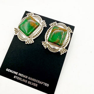 Alex Sanchez Royston Concho Earrings