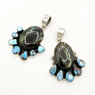 Blackjack and Golden Hills Cluster Pendant