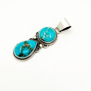 Sheila Tso 2 Stone Blue Ridge Pendants
