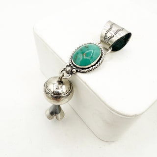 Jason Ogg Nila Turquoise Blossom Pendants